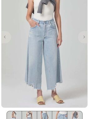 Citizens Of Humanity Tessa High Rise Culotte Jean